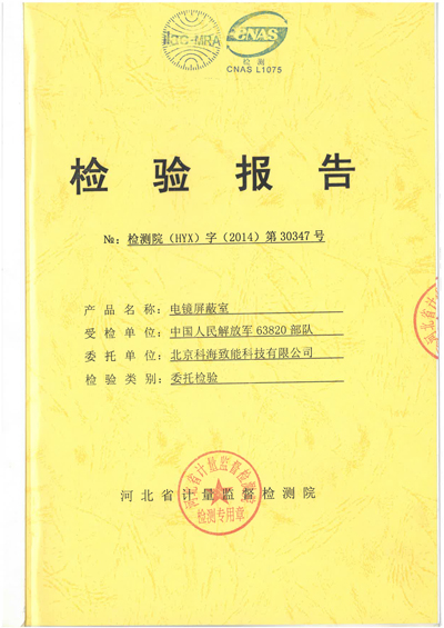 電鏡實驗室檢測報告